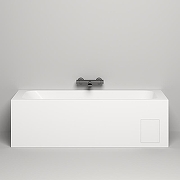 Ванна из искусственного камня Salini Orlanda Kit 170х70 102111M Белая матовая-8