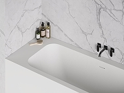 Ванна из искусственного камня Salini Orlanda Kit 170х70 102111M Белая матовая-12
