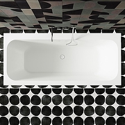 Ванна из искусственного камня Salini Orlanda Kit 170х70 102111M Белая матовая-14