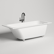 Ванна из искусственного камня Salini Orlanda Kit 180х80 102112M Белая матовая-2