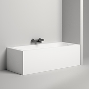 Ванна из искусственного камня Salini Orlanda Kit 180х80 102112M Белая матовая-7