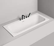 Ванна из искусственного камня Salini Orlanda Axis Kit 180х80 103312G Белая глянцевая-5