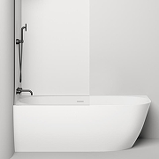 Ванна из искусственного камня Salini Sofia Corner L 170х85 102515G Белая глянцевая-3