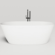 Ванна из искусственного камня Salini Sofia Light 165х75 103611G Белая глянцевая