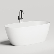 Ванна из искусственного камня Salini Sofia Light 165х75 103611G Белая глянцевая-2