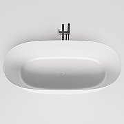 Ванна из искусственного камня Salini Sofia Light 165х75 103611G Белая глянцевая-3