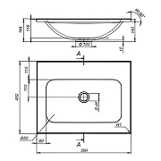 Раковина Aquanet Арт 60 306390 Белая-7