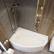 Акриловая ванна STWORKI Молде 170x100 L без гидромассажа-6