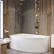 Акриловая ванна STWORKI Молде 170x100 L без гидромассажа-8