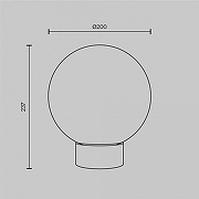 Настольная лампа Maytoni Bas1c form MOD321TL-01G3 цвет плафона/подвески Белый, цвет арматуры Золото-7