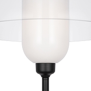 Торшер Maytoni Memory MOD177FL-01B цвет плафона/подвески Прозрачный, цвет арматуры Черный-2