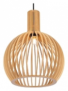 Подвесной светильник Maytoni Roots MOD194PL-01W цвет плафона/подвески Бежевый, цвет арматуры Черный