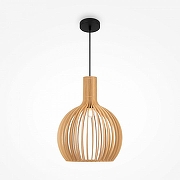 Подвесной светильник Maytoni Roots MOD194PL-01W цвет плафона/подвески Бежевый, цвет арматуры Черный-2