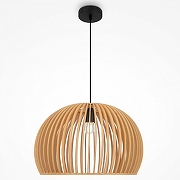 Подвесной светильник Maytoni Roots MOD195PL-01W1 цвет плафона/подвески Бежевый, цвет арматуры Черный-1