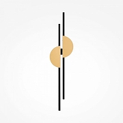 Настенный светильник Maytoni Skyl1ne MOD179WL-L22BS4K1 цвет плафона/подвески Латунь, цвет арматуры Черный-1