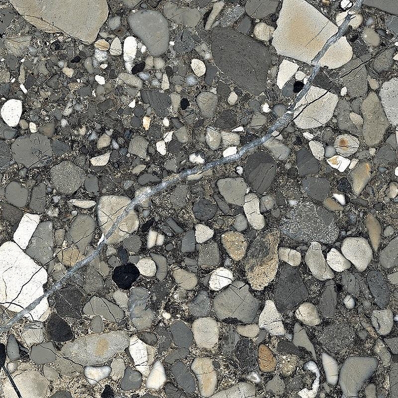 Керамогранит Primavera Arseno Nero Carving CR106 