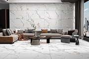 Керамогранит Primavera Maverick White Carving CR207 60x120 см-6