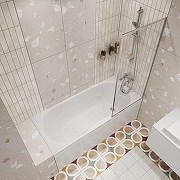 Акриловая ванна STWORKI Хальмстад 170x75 без гидромассажа-3