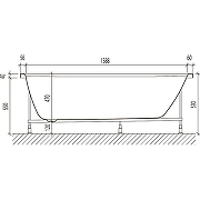 Акриловая ванна STWORKI Хальмстад 170x75 без гидромассажа-6
