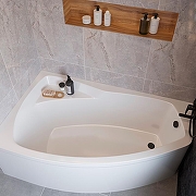 Акриловая ванна STWORKI Монтре 160x95 L Mn1600L без гидромассажа-4