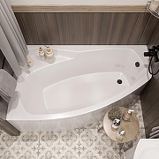 Акриловая ванна STWORKI Монтре 170x105 L Mn1700L без гидромассажа-3