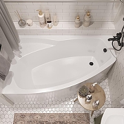 Акриловая ванна STWORKI Монтре 170x105 L Mn1700L без гидромассажа-7