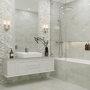 Керамическая плитка Primavera Amore Beige Decor 06 glossy DG08-06 30х90 см-1