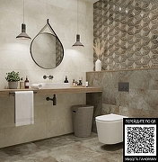 Керамическая плитка Primavera Empressa Brown B Carving CR06B 30х90 см-6