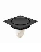 Душевой трап Orange 100x100 TR01-003b с Черной матовой решеткой