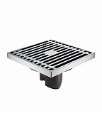 Душевой трап Orange 100x100 TR01-005cr с решеткой Хром глянцевый-2