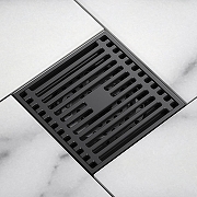 Душевой трап Orange 100x100 TR01-005b с Черной матовый решеткой