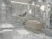 Керамическая плитка Primavera Joie Silver Decor 01 glossy DG12-01 30х90 см-1