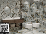 Керамическая плитка Primavera Tiziana Beige A glossy GL04A 30х90 см-1