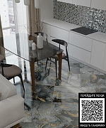 Керамическая плитка Primavera Tiziana Gold Decor 01 glossy DG04-01 30х90 см-2