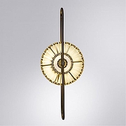 Настенный светильник Artelamp Almaaz A2563AP-1PB цвет плафона/подвески Оранжевый, цвет арматуры Медь-1