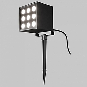 Ландшафтный светильник Maytoni Ares O309FL-L18B3K цвет плафона/подвески Черный, цвет арматуры Черный-1