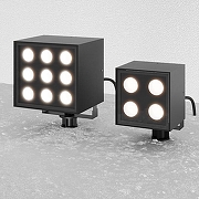 Ландшафтный светильник Maytoni Ares O309FL-L18B3K цвет плафона/подвески Черный, цвет арматуры Черный-4