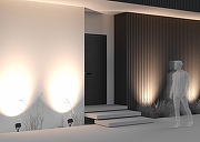 Ландшафтный светильник Maytoni Ares O309FL-L18B3K цвет плафона/подвески Черный, цвет арматуры Черный-7