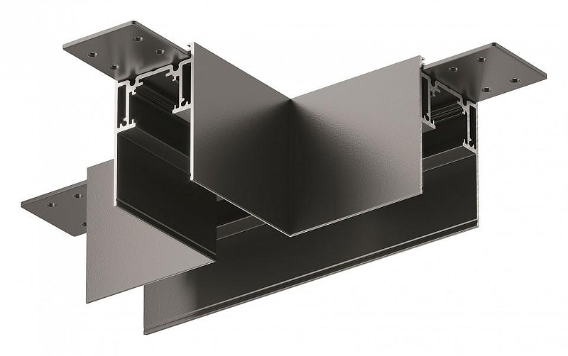 Коннектор питания Т-образный Maytoni Magnetic track system Gravity Accessories for tracks Gravity TRA010CT-41B 