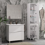 Шкаф пенал Volna 40 pnVLN40-01 Белый-4