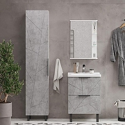 Шкаф пенал Volna Twing 40 pnTWG40-02 Бетон-2