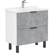 Тумба под раковину Volna Twing 80.2Y tnTWG80.2Y-02 Бетон