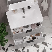 Тумба под раковину Volna Twing 80.2Y tnTWG80.2Y-02 Бетон-3