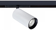 Трековый светильник Artelamp Optima A7261PL-1WH цвет плафона/подвески Белый, цвет арматуры Черный