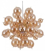 Люстра Artelamp Molecule A8313SP-6GO цвет плафона/подвески Янтарный, Коричневый, Прозрачный, цвет арматуры Золото