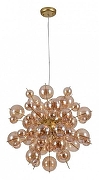 Люстра Artelamp Molecule A8313SP-9GO цвет плафона/подвески Янтарный, Коричневый, Прозрачный, цвет арматуры Золото-2