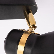 Настенный светильник Artelamp Fafn1r A5047PL-2BK цвет плафона/подвески Черный, цвет арматуры Черный-2