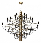 Люстра Divinare Molto 8030/17 LM-50 цвет арматуры Латунь, Черный-2