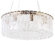 Люстра Divinare Felis 6005/17 SP-8 цвет плафона/подвески Прозрачный, цвет арматуры Латунь