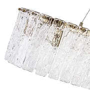 Люстра Divinare Felis 6005/17 SP-8 цвет плафона/подвески Прозрачный, цвет арматуры Латунь-3